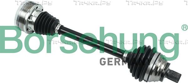 Полуось (привод в сборе, приводной вал) Borsehung передняя левая для Audi A3 II (8P) 2003-2013. Артикул B18355