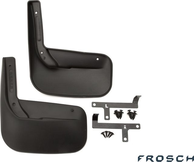 Брызговики Frosch (в коробке) задняя пара для Toyota Camry 50, 55 (V50, V55, XV50, XV55) рестайлинг седан 2014-2017. Артикул FROSCH.48.60.E10