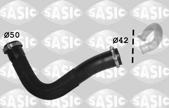 Патрубок интеркулера Sasic для Opel Zafira B 2008-2015. Артикул 3336352