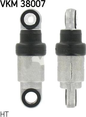 Натяжной ролик (натяжитель) приводного клинового зубчатого ремня SKF передний правый/левый верхний/нижний для BMW 3 IV (E46) 1998-2007. Артикул VKM 38007