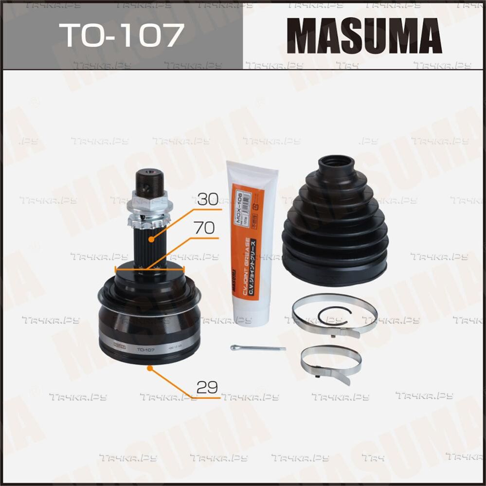 ШРУС MASUMA Masuma. Артикул TO107