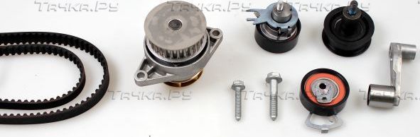 Помпа (водяной насос) с комплектом ремня ГРМ Hepu для SEAT Toledo II 2000-2006. Артикул PK05580