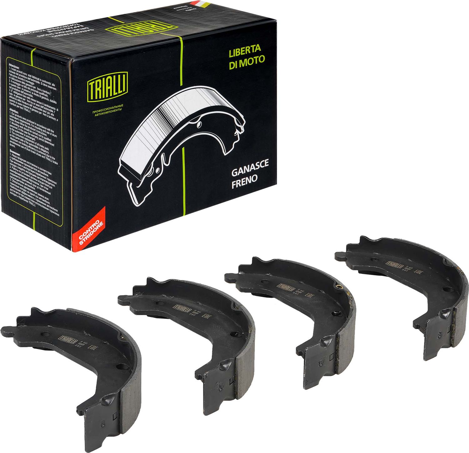 Тормозные колодки (стояночная тормозная система) Trialli. Артикул GF 4643