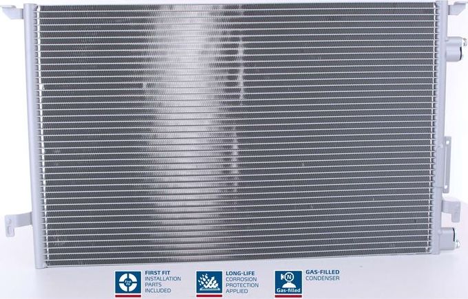 Радиатор кондиционера (конденсатор) Nissens (алюминий). Артикул 94597