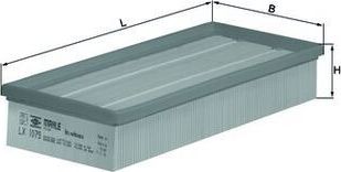 Воздушный фильтр Mahle. Артикул LX 1079