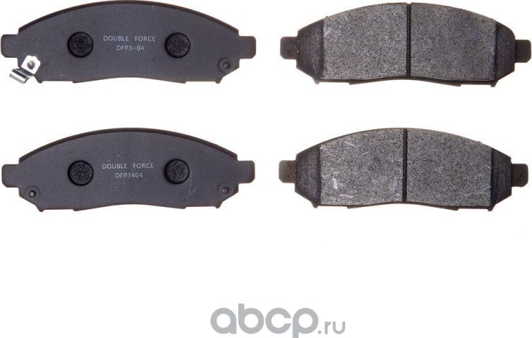 Колодки тормозные дисковые Double Force. Артикул DFP3404