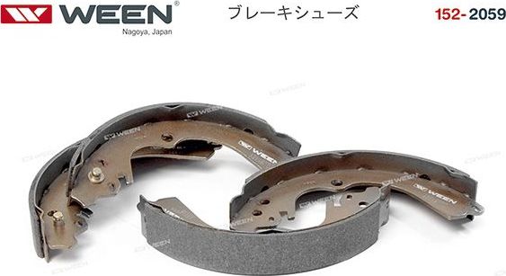 Тормозные колодки WEEN задние для Subaru Impreza I 1993-2000. Артикул 152-2059