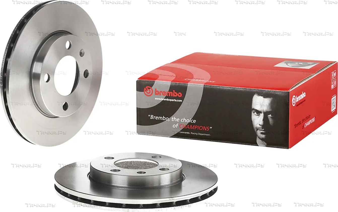 Тормозной диск Brembo передний для SEAT Ibiza II 1993-2002. Артикул 09.4765.14