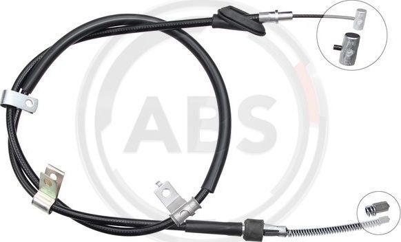 Трос ручника (тросик ручного тормоза) ABS. Артикул K18857