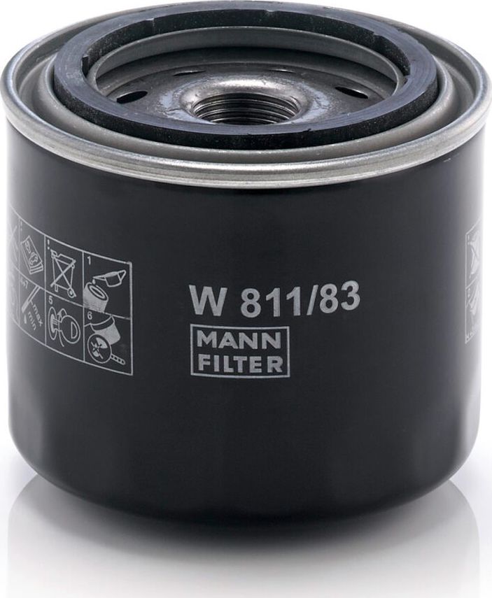 Масляный фильтр Mann-Filter. Артикул W 811/83