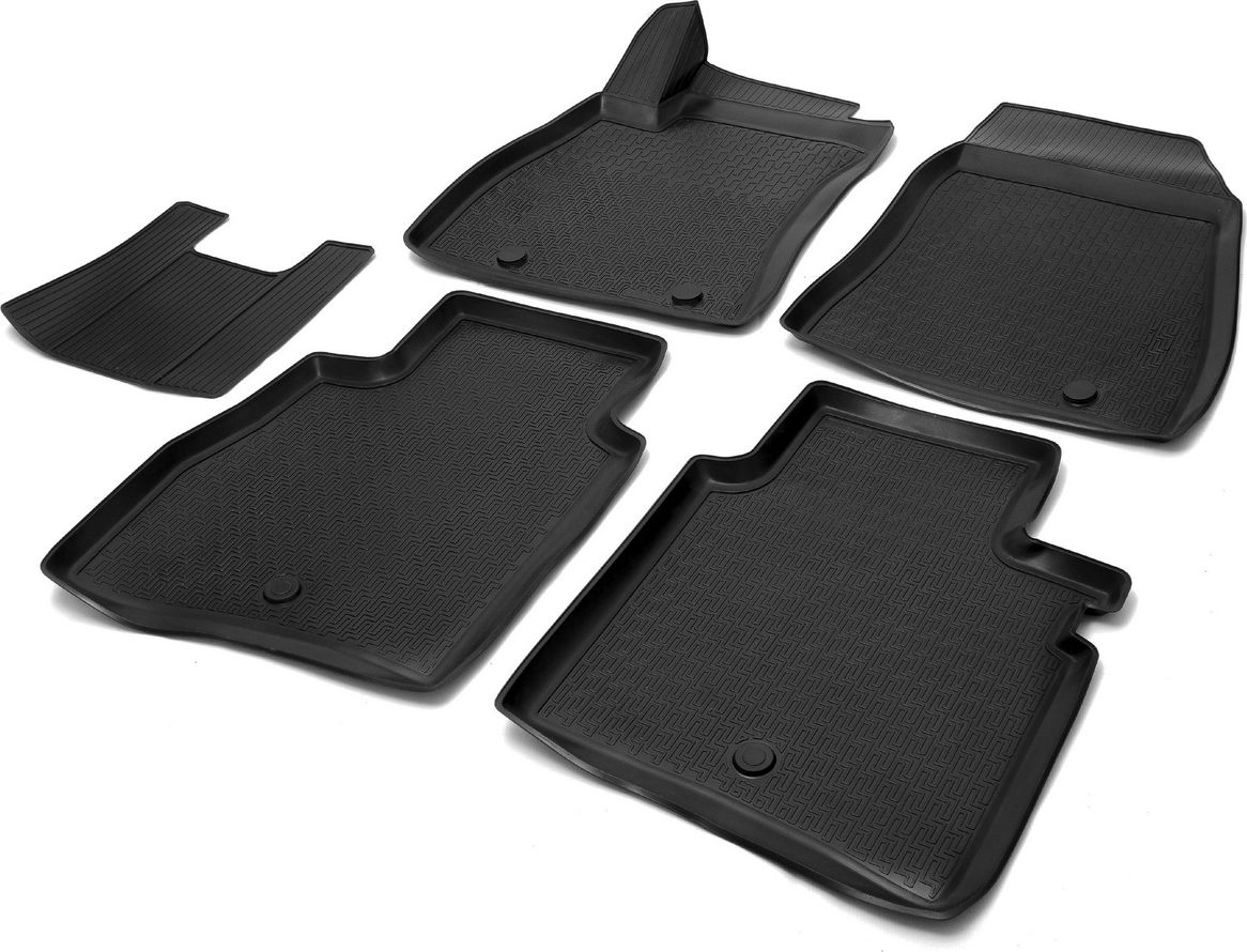 Коврики Rival для салона Nissan Tiida II хэтчбек 2015-2016. Артикул 14110001