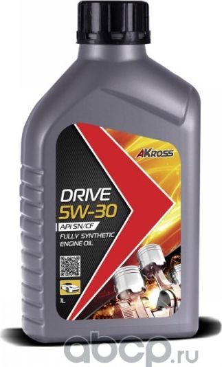 Моторное масло AKross 5W-30 DRIVE SN/CF 1л Akross. Артикул aks0005mof