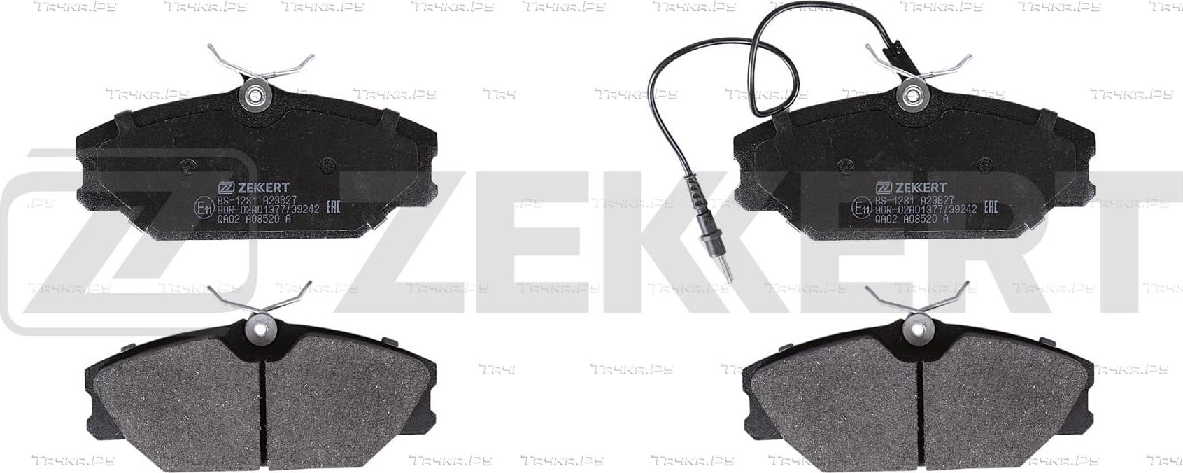 Тормозные колодки Zekkert передние для Alpine A610 1991-1994. Артикул BS-1281