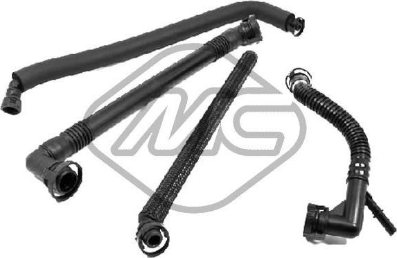 Шланг, вентиляция картера Metalcaucho. Артикул 09489