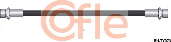 Тормозной шланг Cofle. Артикул 92.BH.TY073