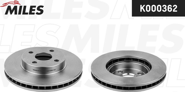 Тормозной диск Miles передний для Lifan Solano I (620) 2008-2016. Артикул K000362