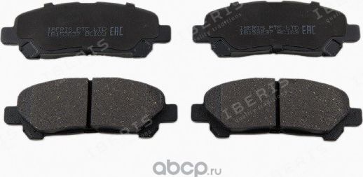КОЛОДКИ ТОРМОЗНЫЕ ЗАД К-Т TOYOTA HIGHLANDER KLUGER GSU4# (Iberis). Артикул IB153237 