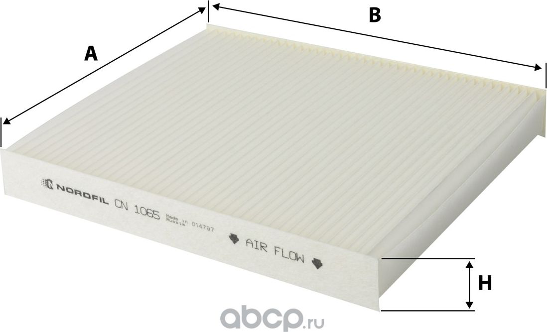 Фильтр салона HAVAL Dargo  Audi A2  Seat Cordoba III  Ibiza IV  V  Skoda Fabia II  III  Rapid  Rooms (Nordfil). Артикул cn1065