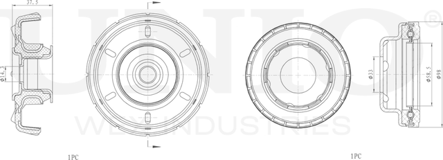Опора амортизационной стойки (Unio). Артикул RMP-13052