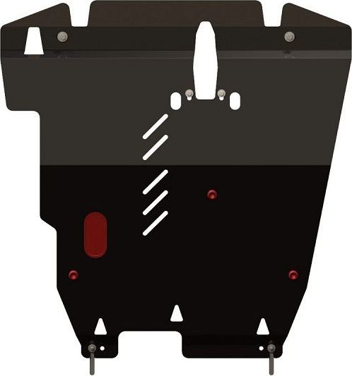 Защита Шериф усиленная (3 мм) для картера и КПП Mitsubishi Outlander I 2003-2006. Артикул 14.0735