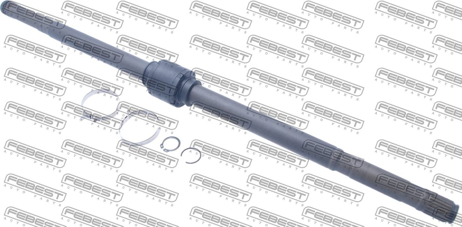 Полуось (привод в сборе, приводной вал) Febest. Артикул 0212-E11MT16L