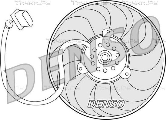 Вентилятор радиатора двигателя Denso. Артикул DER32004