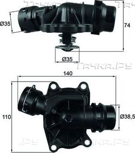 Термостат Mahle Behr для BMW 3 IV (E46) 1999-2005. Артикул TI 233 88