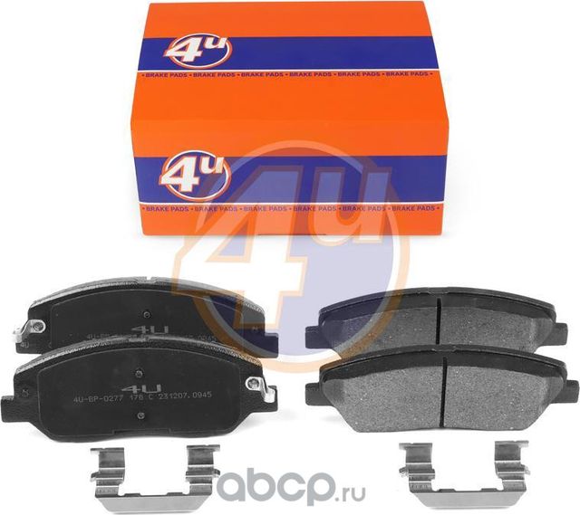 КОЛОДКИ ПЕР HYUNDAI SANTA FE II (CM) ACTYON SPORTS I (QJ) SORENTO II (XM) KORAND (4U). Артикул 4UBP0277