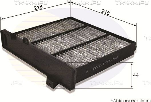 Салонный фильтр Comline для Mitsubishi Pajero II 1990-2000. Артикул EKF395A