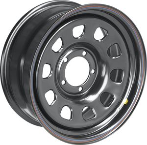 Колёсный диск OFF-ROAD Wheels усиленный стальной черный 5x139,7 8xR18 d110 ET+15 для УАЗ Патриот 2005-2015. Артикул 1880-53910BL+15A07