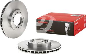 Тормозной диск Brembo передний для Mitsubishi Pajero II 1990-2000. Артикул 09.8071.10