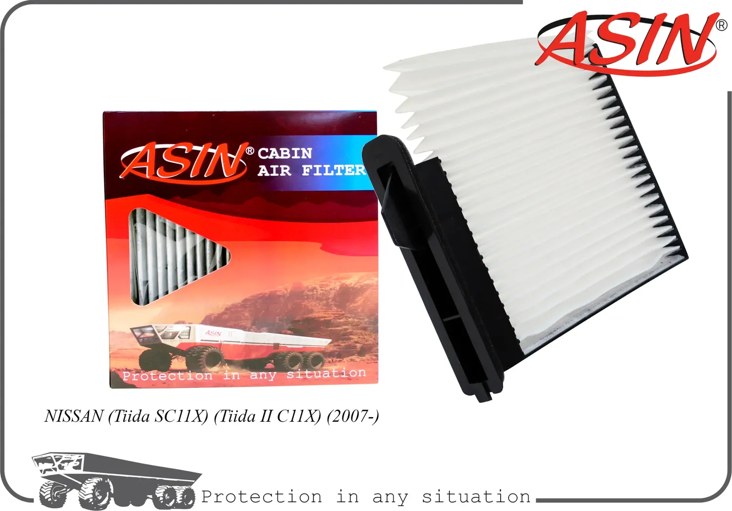 Фильтр салонный 27891-EL00A/ASIN.FC2739 ASIN Asin. Артикул ASINFC2739