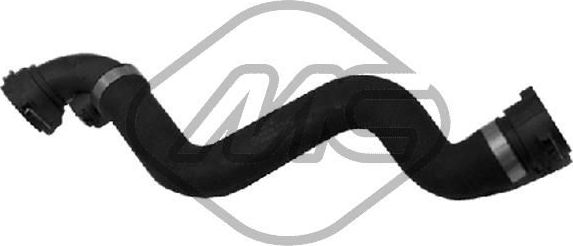 Патрубок радиатора (системы охлаждения) Metalcaucho (полимерный материал). Артикул 09490