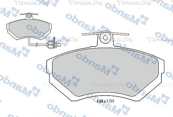 Тормозные колодки Mando. Артикул MBF015123