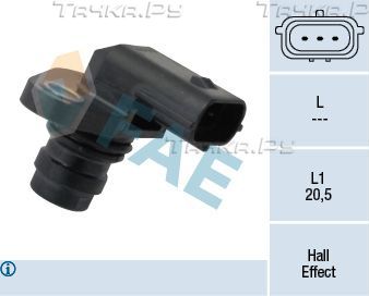 Датчик положения распредвала FAE для Volvo V70 III 2007-2012. Артикул 79368