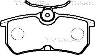 Тормозные колодки HSB. Артикул HP9515