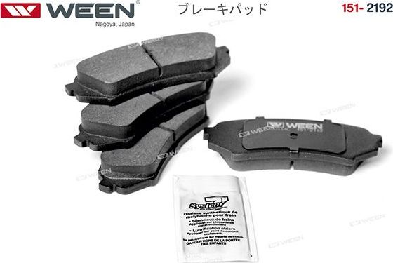 Тормозные колодки WEEN. Артикул 151-2192