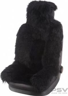 Накидки универсальные PSV Jolly Premium 140х50 на передние сидения, цвет Черный. Артикул 115687