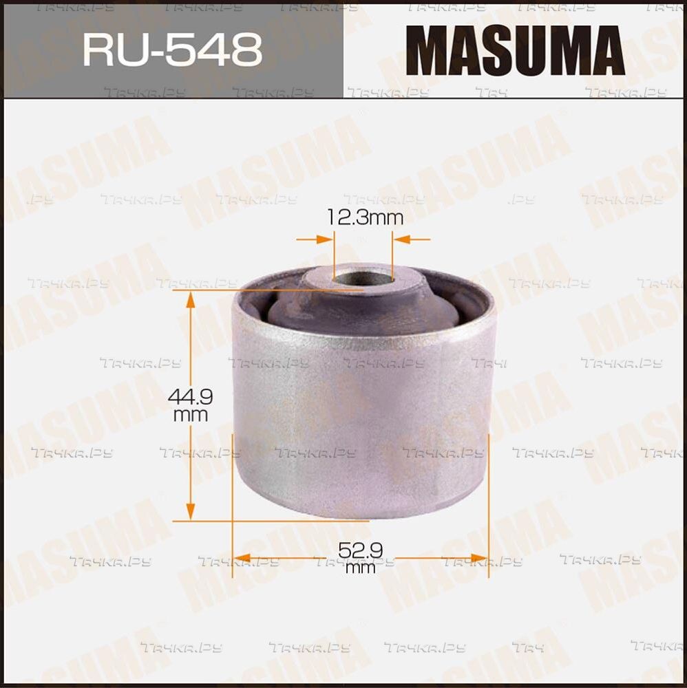 Сайлентблок заднего рычага подвески Masuma. Артикул RU-548