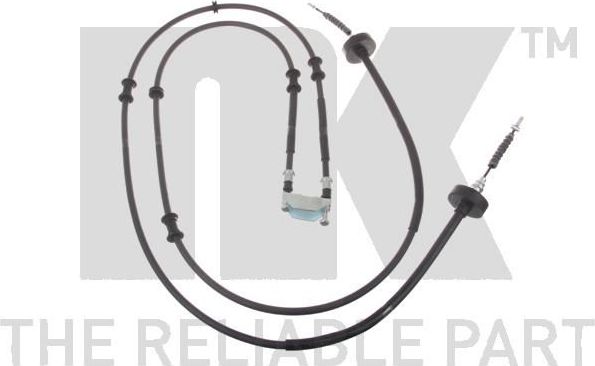 Трос ручника (тросик ручного тормоза) NK правый/левый для Opel Zafira A 1999-2002. Артикул 9036102