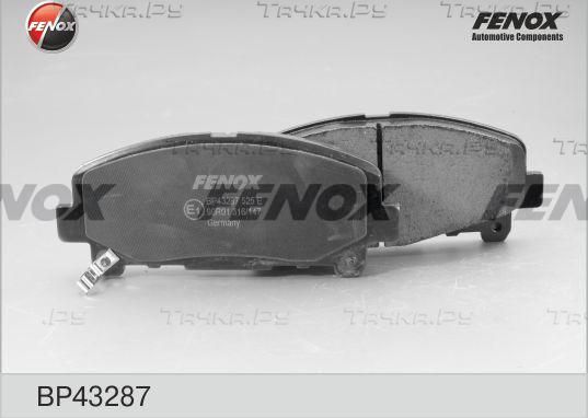 Тормозные колодки Fenox. Артикул BP43287