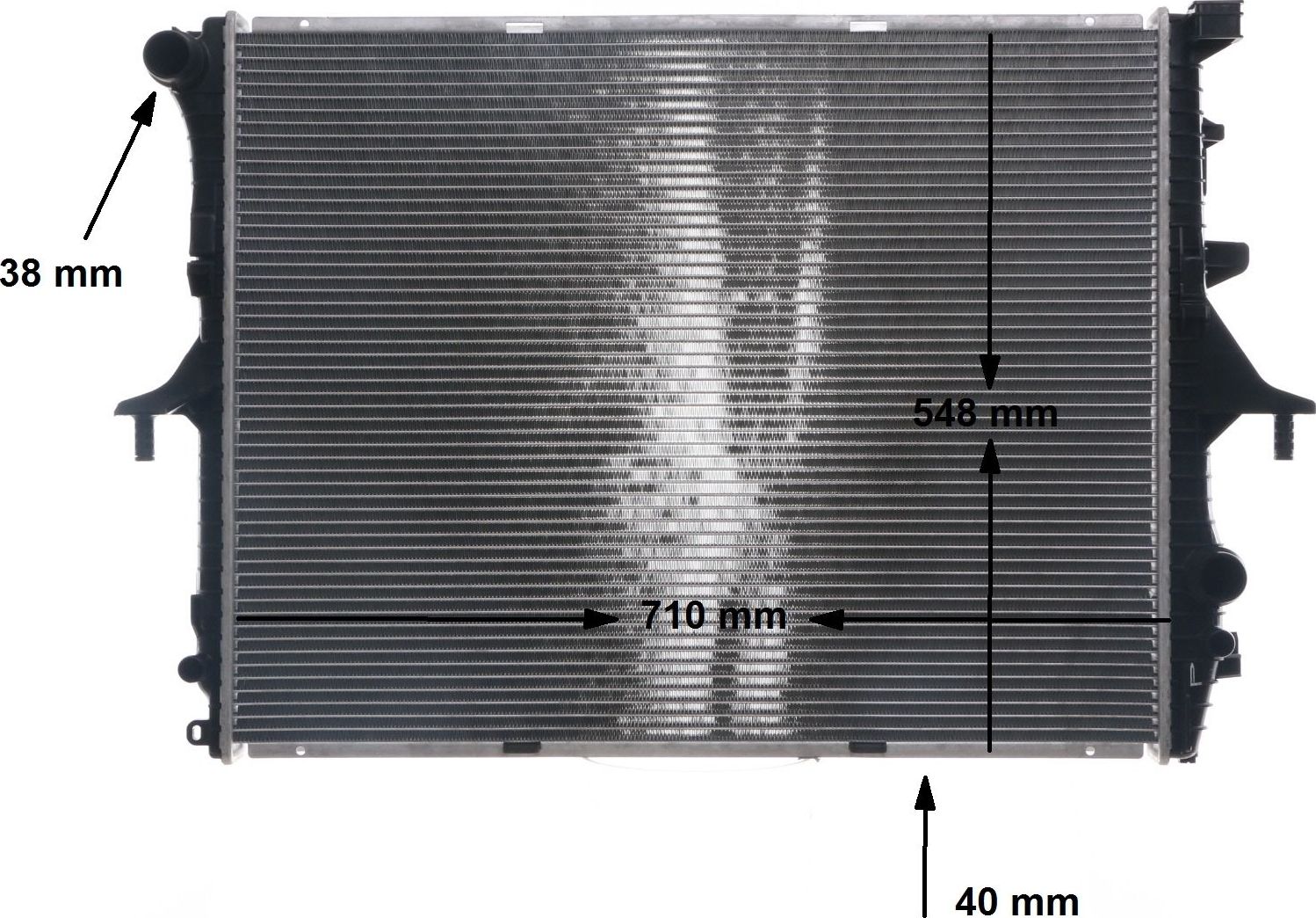 Радиатор охлаждения двигателя Mahle Behr. Артикул CR 568 000S