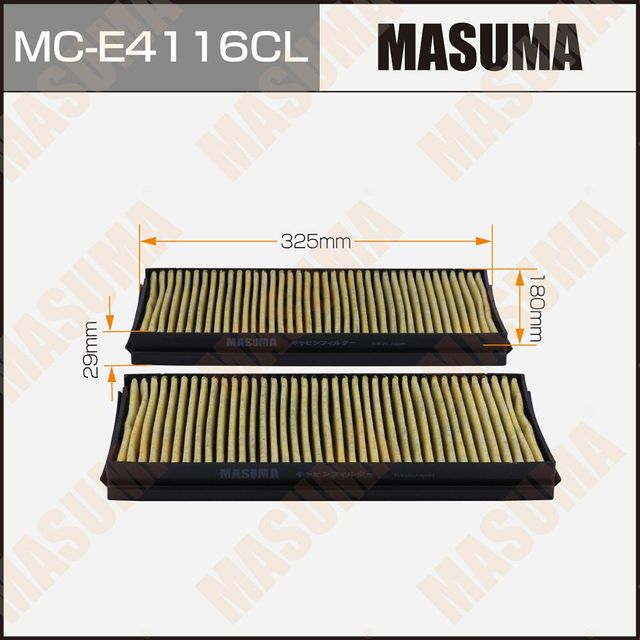Салонный фильтр Masuma. Артикул MC-E4116CL