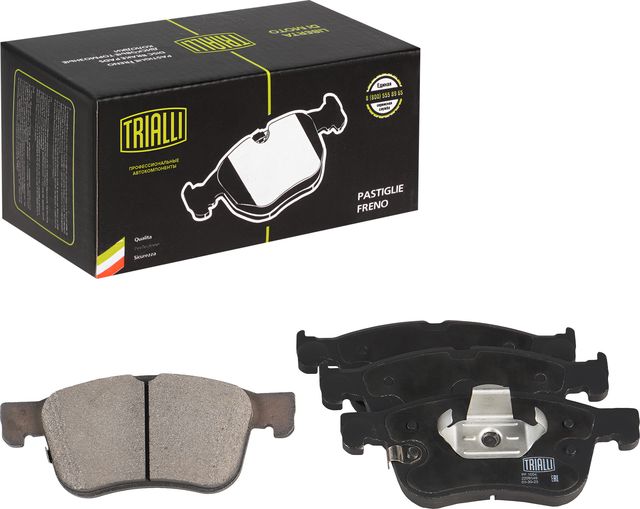 Тормозные колодки Trialli (Low-Metallic) передние для Ford Focus IV 2018-2026. Артикул PF 1004