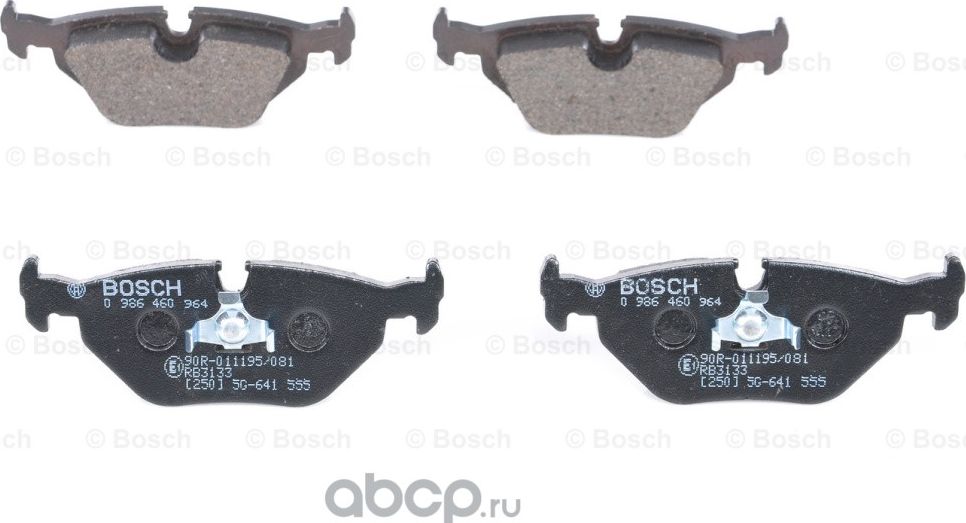 Колодки тормозные дисковые (Bosch). Артикул 986460964
