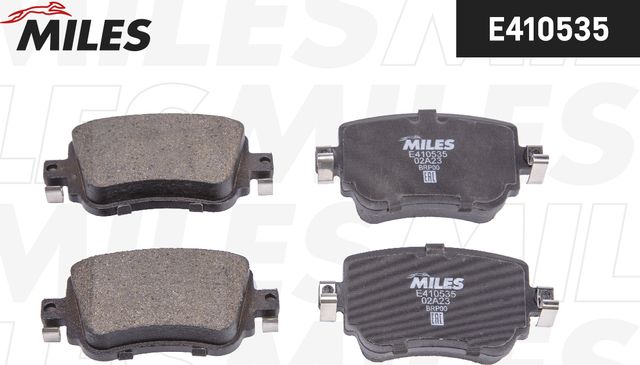 Тормозные колодки Miles (Low-Metallic) задние для Audi A1 I (8X) 2010-2018. Артикул E410535