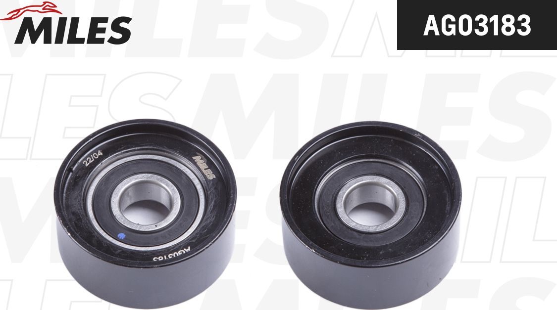 Натяжной ролик (натяжитель) приводного ремня Miles. Артикул AG03183