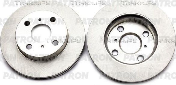 Тормозной диск Patron передний для Toyota Vios I 2002-2005. Артикул PBD4112