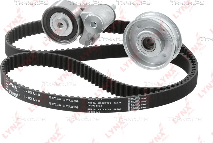Ремень ГРМ с роликами (комплект) LYNXauto для Mitsubishi Outlander XL 2006-2012. Артикул PK-1354