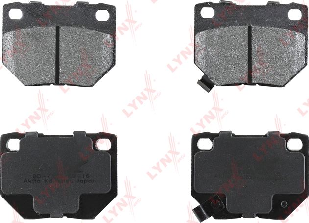 Тормозные колодки LYNXauto задние для Subaru Impreza II 2000-2008. Артикул BD-7108